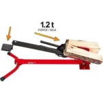 Fendeuse à bois – YATO – Manuel – 1,2 t de force – Construction solide – Verticale